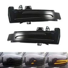Csslyl Smoked Lens Side Mirror Sequential LED Turn Signal Light Assembly Kit ...