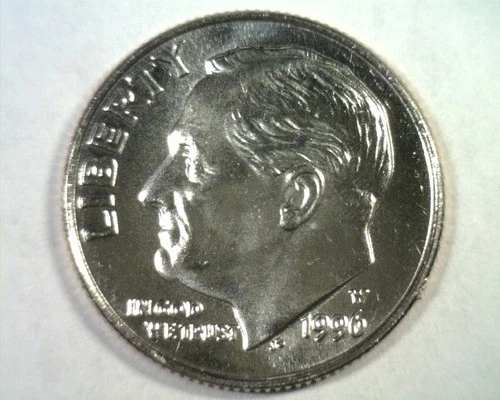 1996-W ROOSEVELT DIME GEM+ UNCIRCULATED GEM+ UNC. NICE ORIGINAL COIN FAST SHIP