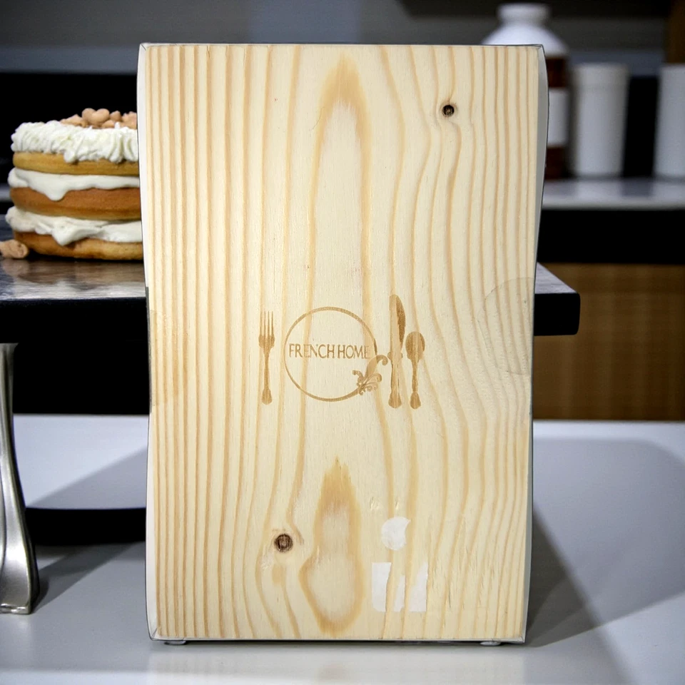 Laguiole Juego de 4 Tenedores para Pasteles Francés Hogar Tonos de Acero Inoxidable Juego de Caja Foto 4 de 4