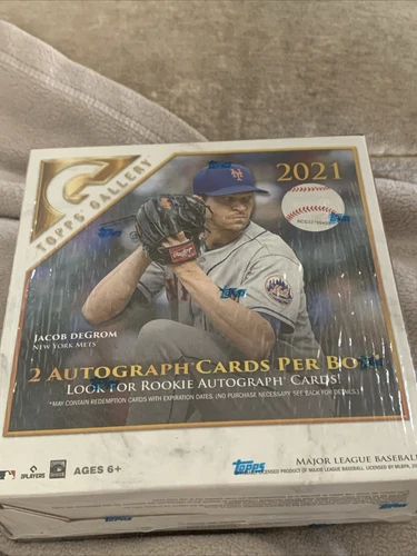 2021 Topps Gallery Baseball Factory Sealed MEGA HOBBY Box - 2 Autographs