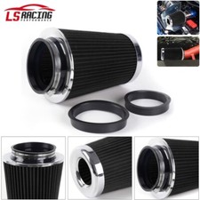 Universal Clamp On Cone High Flow Air Intake Filter 9" Tall 3" 3.5" 4" Inlet
