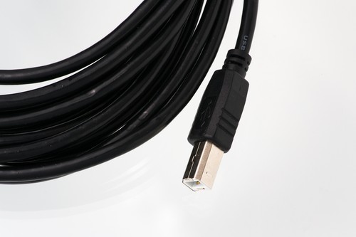 5m USB PC / Fast Data Synch Black Cable Lead for Lexmark E460dn Printer - Picture 4 of 5