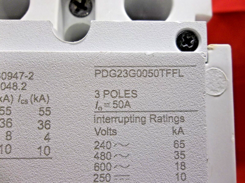 EATON PDG23G0050TFFL circuit breaker 325B4 - Picture 2 of 3