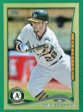 2014 Topps - Green #135 ERIC SOGARD Oakland Athletics NICE CARD !!!