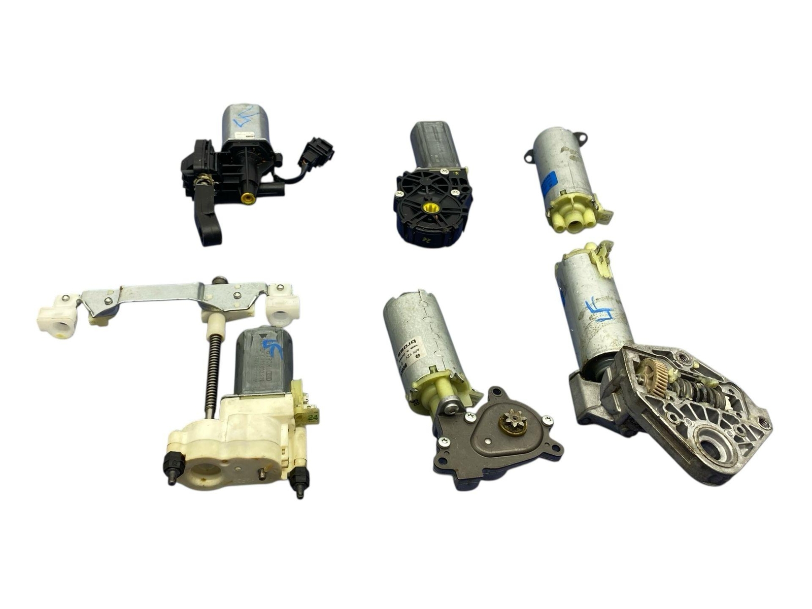 2006-2012 BENTLEY CONTINENTAL GT FRONT LEFT SEAT ADJUSTMENT MOTOR SET (6)