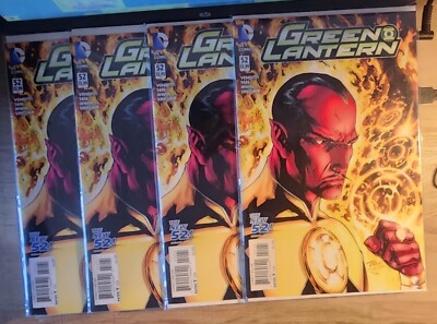 Green Lantern 52 Dealer Lot of 4 Sinestro Var