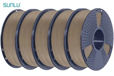 SUNLU 5×1KG PLA Matte PLA+ PLAMETA PETG SILK ABS 3D Filament Combo