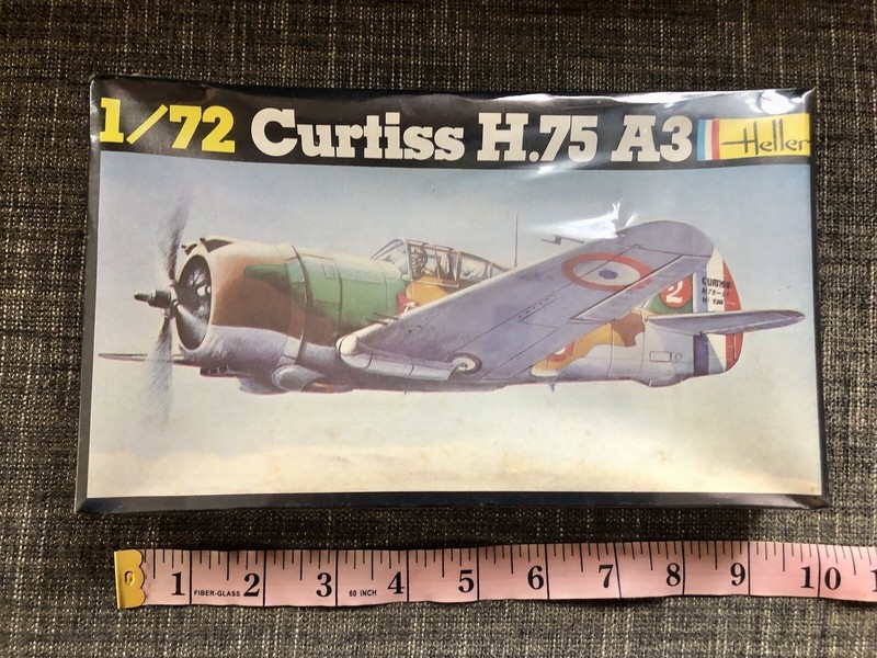 Vintage Heller Curtiss H.75 A3, 1/72 Scale NIB Factory Sealed