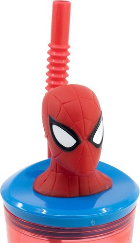 Spiderman Plastic Water Bottle For Kids 360 ML MARVEL - Picture 5 of 5