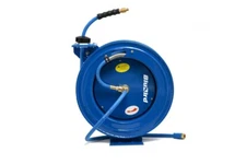 BluBird Rubber Air Hose Reel Heavy Duty Single Arm Assembly 3/8 inch x 50 ft