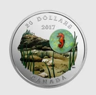 2016 $20 Fine Silver Coin - Under the Sea - Sea Horse