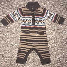 EUC Boys BABY GAP Sweater One Piece Fall Colors Beautiful