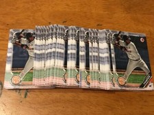 Lot (80) SANDRO FABIAN Giants 2019 Bowman Baseball cards ALL BASE paper
