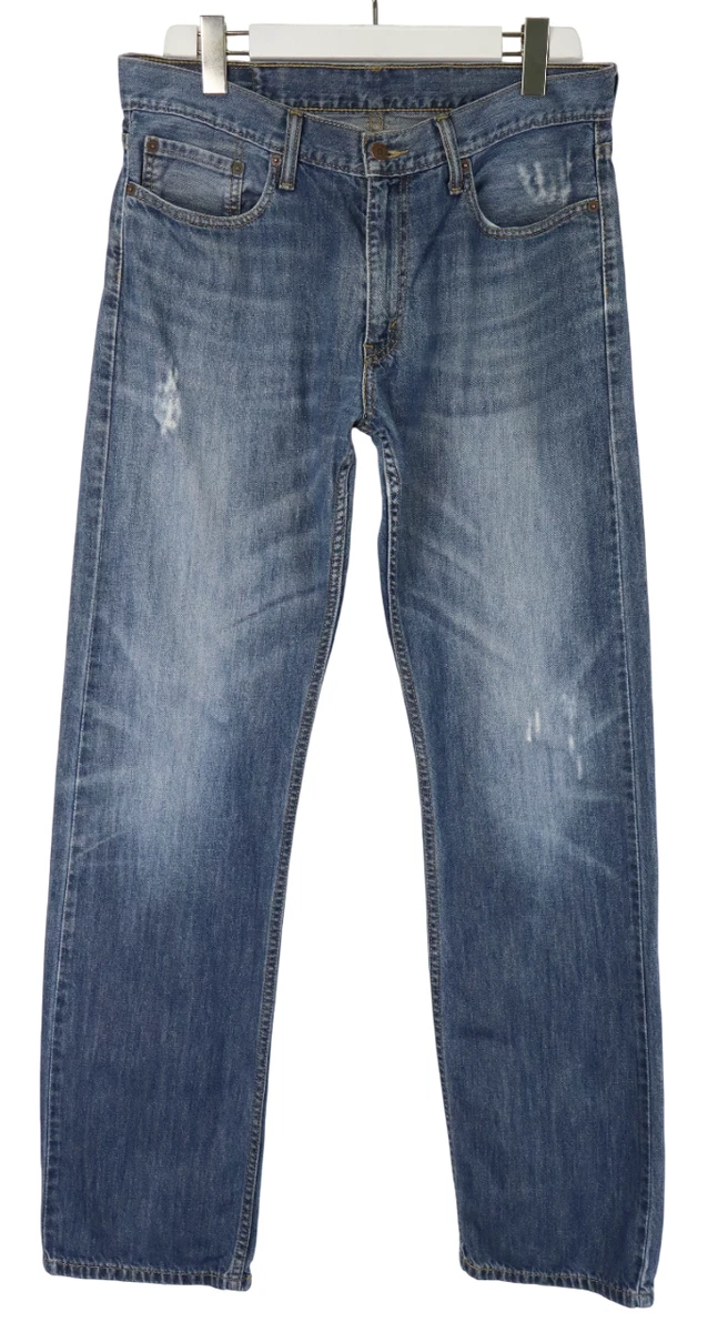LEVI'S STRAUSS & Co Hommes 514 Droit Slim Jeans Bleu Taille W32 L32 EUR