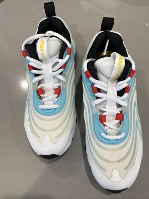 New Nike Air Max 270 React ENG GS White Running Shoes CD6870-100 3.5Y Women's 5