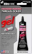 Vibra-Tite Threadlocker Gel Red   Permanent Strength / Non-Removable - USA