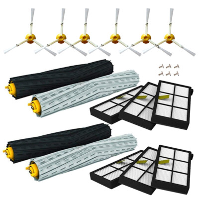 Brushes Side Brush Filters Sets for IRobot Roomba 900 800 Series 895 886 871 875