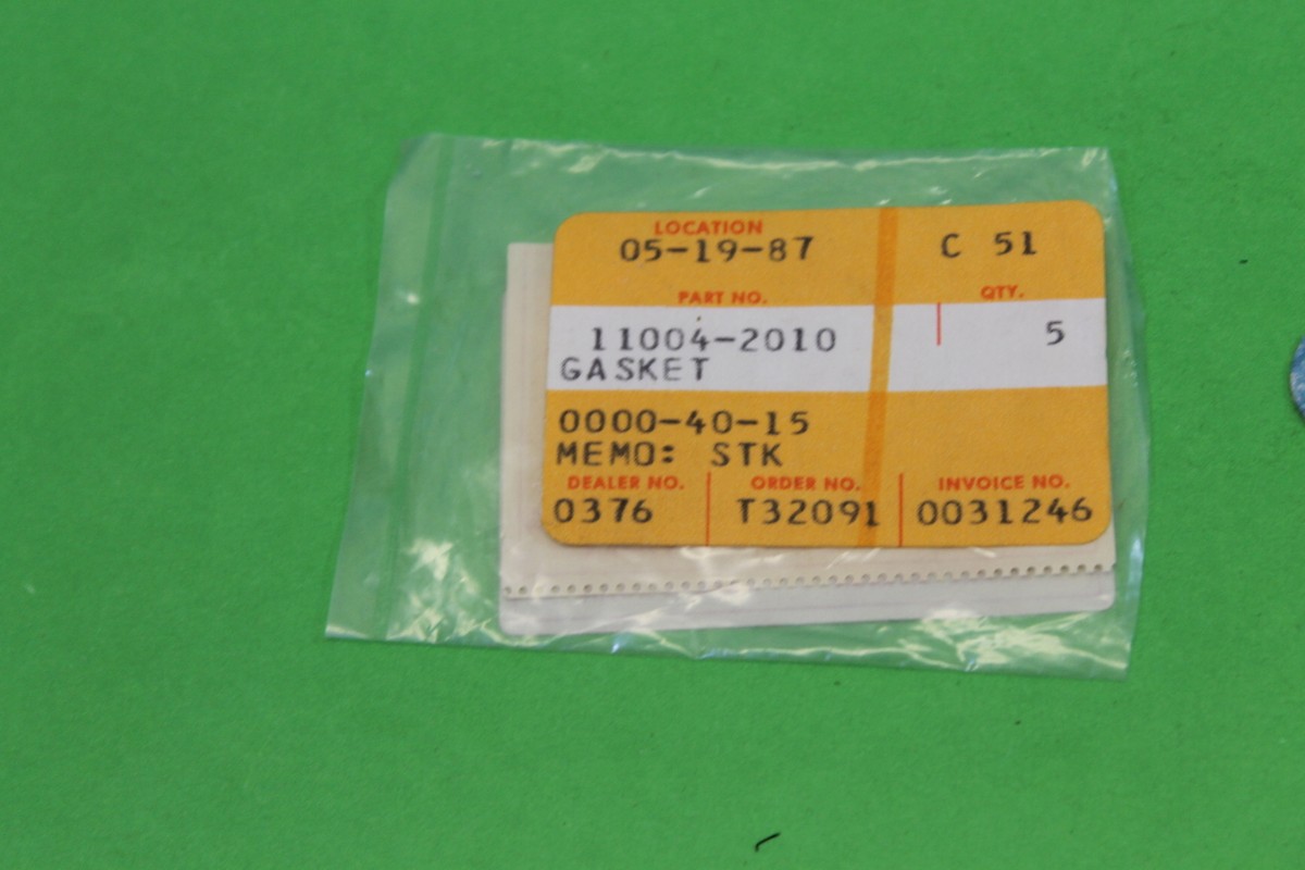 NEW OLD STOCK KAWASAKI GASKET (QTY 5) #315470-6184A | eBay