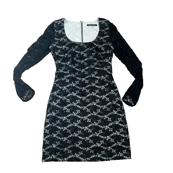 Women's Black Halo Long Sleeve Lace Dress Size 4 | eBay Women's Black Halo Long Sleeve Lace Dress Size 4 | eBay