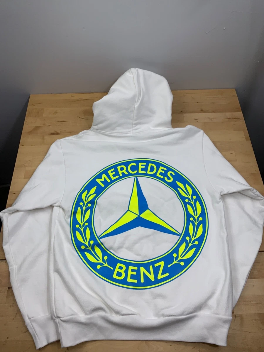 NWT AWGE Mercedes Benz ASAP Rocky Size M Hoodie Sweatshirt White A$AP MOB