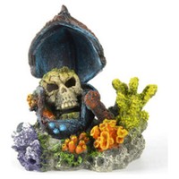 Aqua Della Totenkopf Aquariumdekoration 15,5X12X12Cm Zierfische Unbedenklich