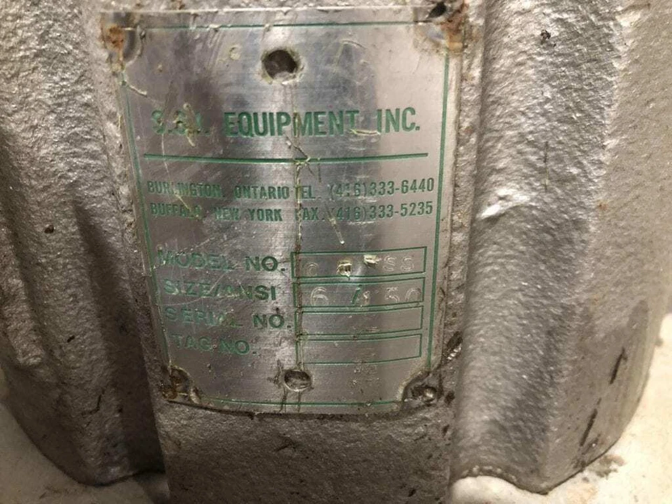 Válvula de retención de acero inoxidable SSI Equipment C5-SS 6" 150ANSI Foto 4 de 4