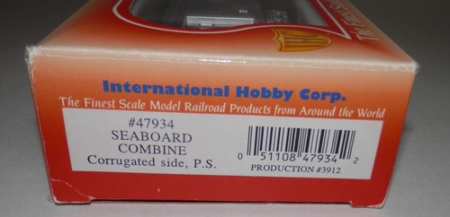 IHC Premier Series HO Scale Seaboard 8006 Corrugated Side P.S. Combine #47934 - Picture 4 of 4