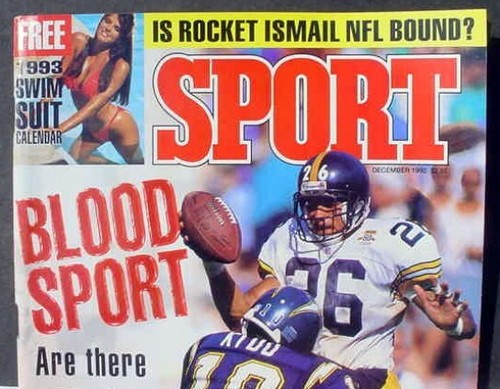 1992 Dec Sport Magazine Football Blood Sport Rod Woodson Steelers 1993 Swimsuit - Picture 3 of 16