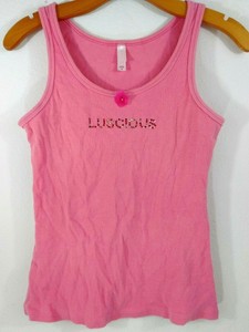 hot pink ribbed tank top