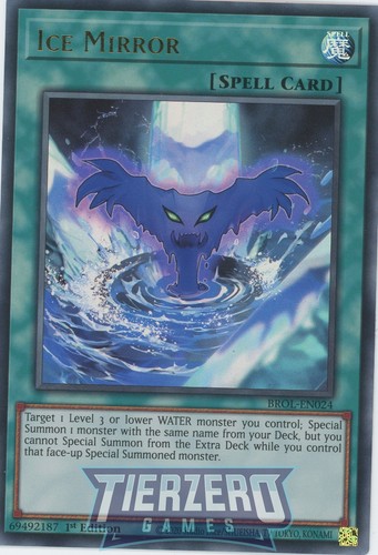 Yugioh Ice Mirror BROL-EN024 Ultra Rare 1st Edition NM/LP - Afbeelding 1 van 1