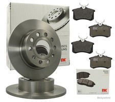 NK Bremsenset hinten Bremsscheiben + Bremsbeläge OPEL CORSA E 