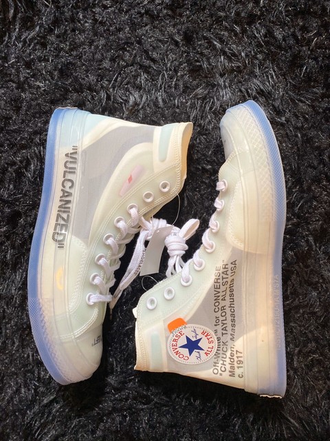 converse off white ebay