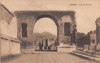 alte Ansichtskarte Italien Pompei'' Arco di Nerone '' ungelaufen''2630''