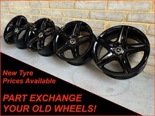 Genuine 19" Mercedes GLA GLB A Class B CLA Class AMG 5 Spoke Black Alloy Wheels