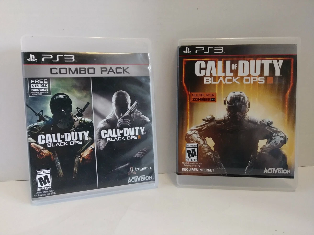 Call of Duty: Black Ops 1 and 2 (Sony PlayStation 3, PS3) Lot of 2 Games  TESTED