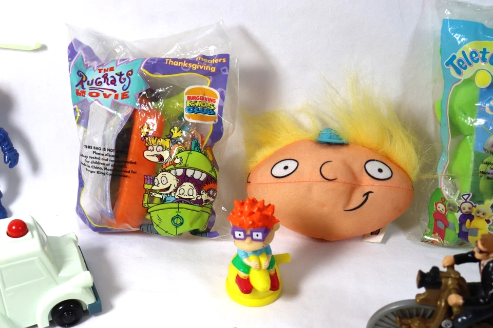 Lot 44 Vintage BURGER KING Kids Club Meal Toys Rugrats Teletubbies M&M Wind-Ups - Image 3 of 4