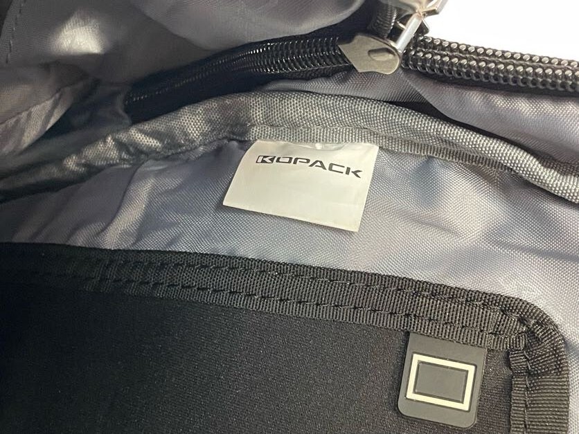 Kopack Dark Gray Business Computer Backpack Bag