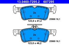 ATE 13.0460-7295.2 BRAKE PAD SET, DISC BRAKE REAR AXLE FOR PEUGEOT