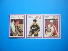 1970/71 ESSO POWER PLAYERS STAMP PANEL WOYTOWICH RON STACKHOUSE RC ANDRE LACROIX