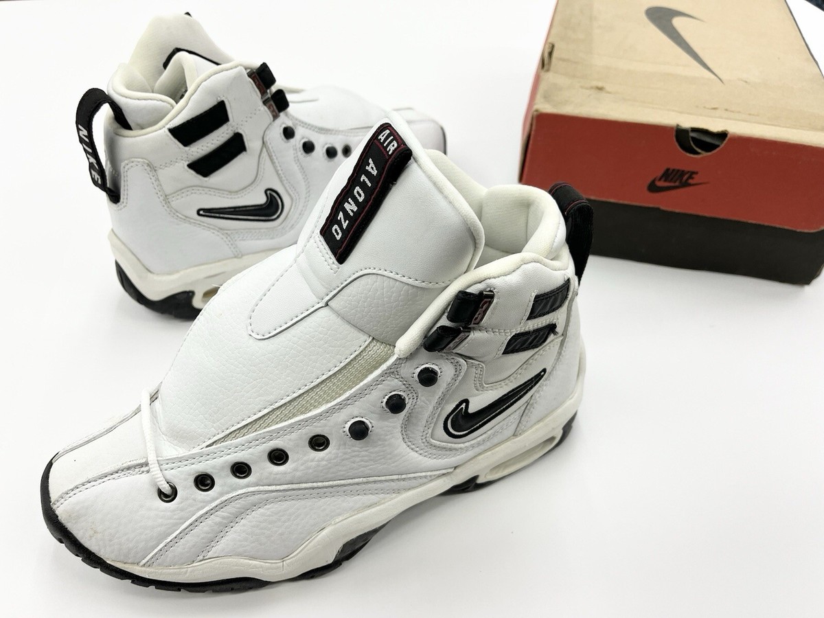 エアアロンゾ　AIR ALONZO 27 1997 Nike Air Alonzo Mourning White Black Deep Red Leather