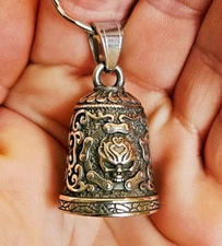 Guardian Biker Skull RIDE BELL CHROME STEEL FIT HARLEY Motorcycles USA