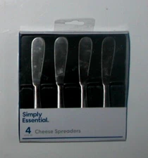 NEW Simply Essential 4 Cheese Spreaders
