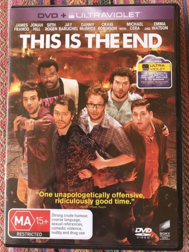 This is the End | Rated MA15+ DVD Region  R4 (Australia)  - Photo 1/1