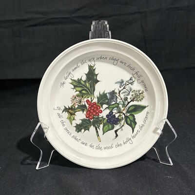 Portmeirion Christmas The Holly and Ivy Bread & Butter Plate(s) 7 1/2 Inches