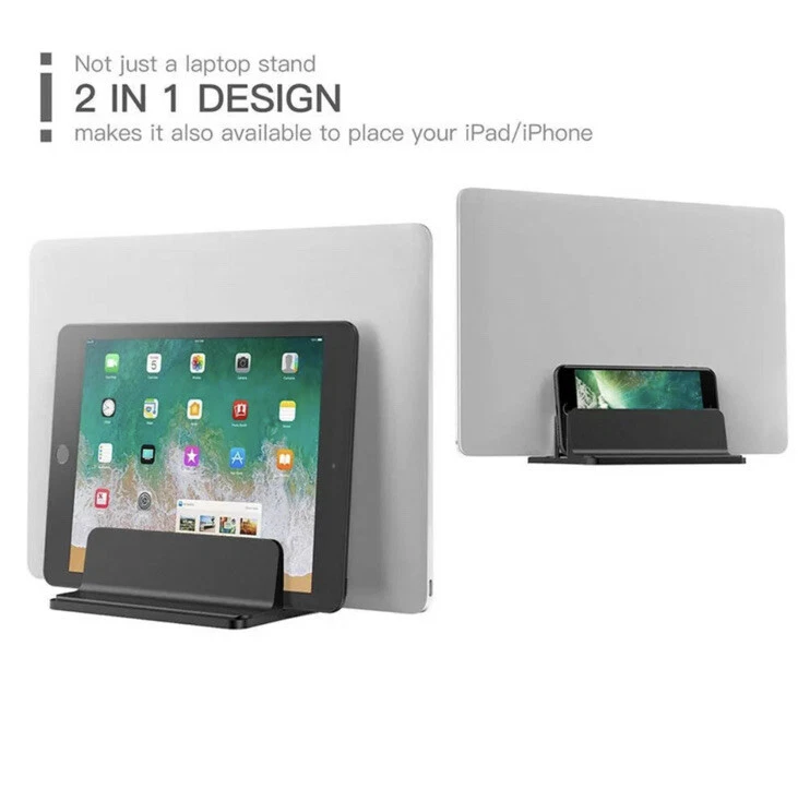 Vertical Laptop Stand, Adjustable Laptop Stand, Dual Laptop Stand, Laptop Mount - Image 4 of 4