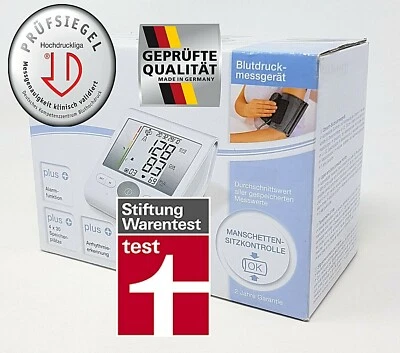 BEURER SANITAS Blutdruckmessgerät Oberarm STIFTUNG WARENTEST SIEGEL dazu drei Geschenke