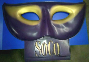 Southern Comfort Sign-Unique Advertising-SoCo Liqueur-1 of a Kind-2009-Molded