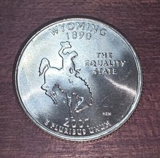 2007-D - Wyoming - U.S. State Quarter- UNC from US Mint