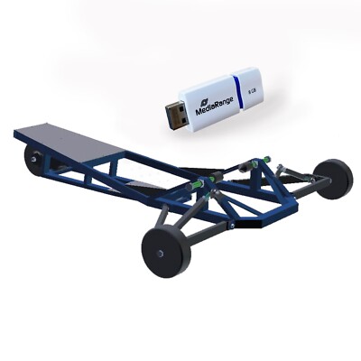 Wheelie Trainer Bauplan für Wheelie Cage Wheelie Gestell , komplette Zeichnungen