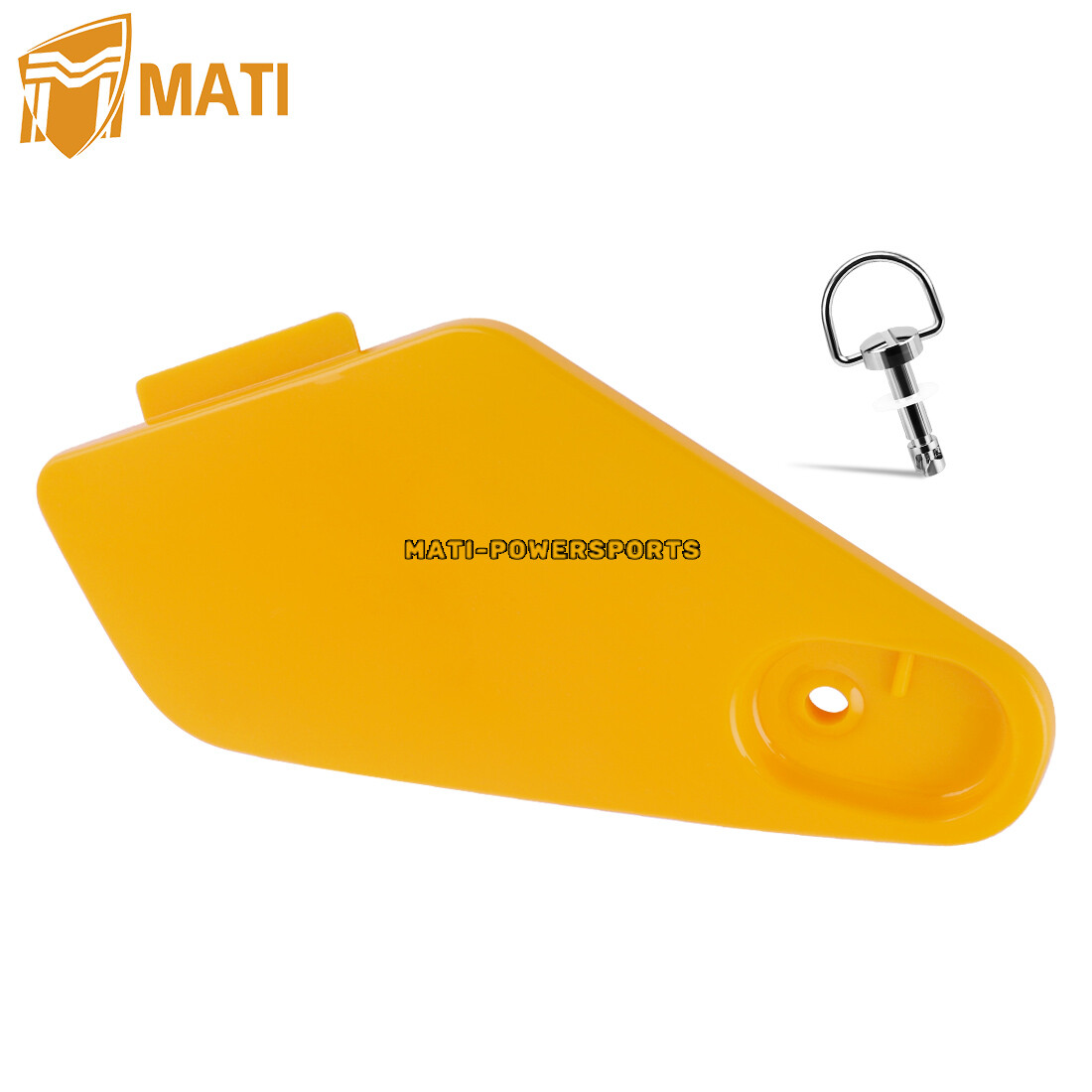 For Honda Rancher 350 Yellow Storage Box Cover & Stud Lock Pin 83670-HN5-M40ZC